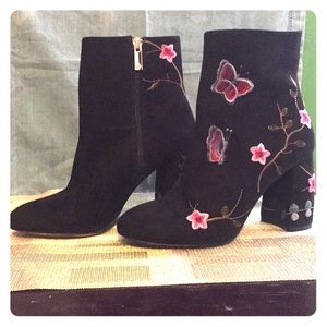 by Nanette Lepore Lilly Embroidered Booties